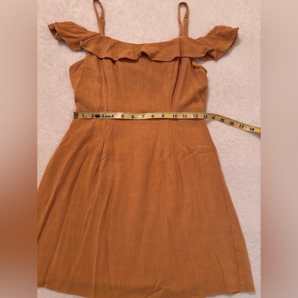 SOPRANO MUSTARD/GOLD  MINI DRESS WOMENS SZ MEDIUM - Picture 11 of 11